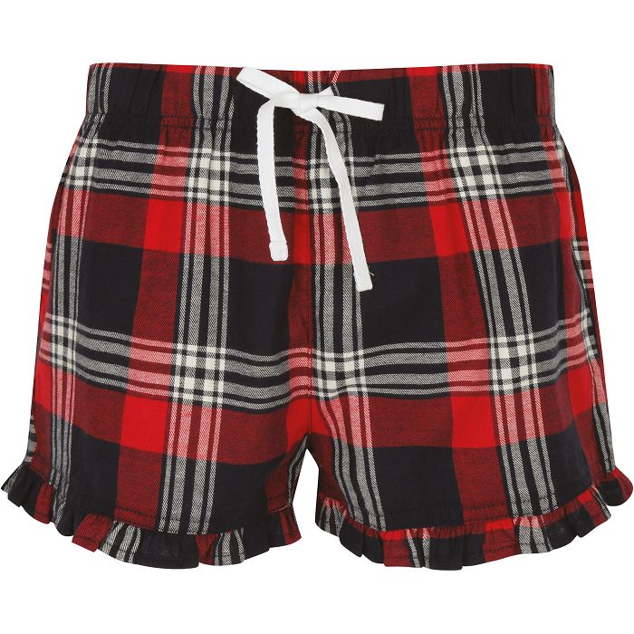  Short femme à motif tartan