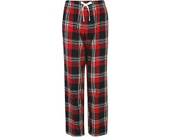 Pantalon femme à motif tartan