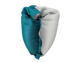 Pouf déhoussable bicolore - Grand modèle