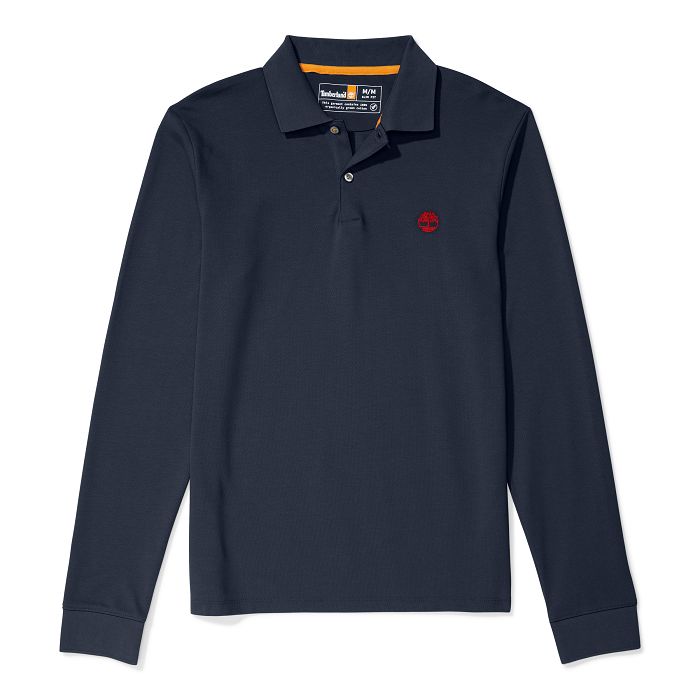  Polo LS piqué slim