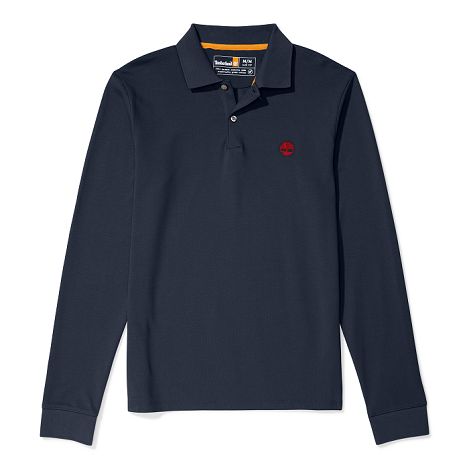  Polo LS piqué slim