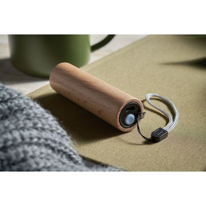  Torche rechargeable en bois