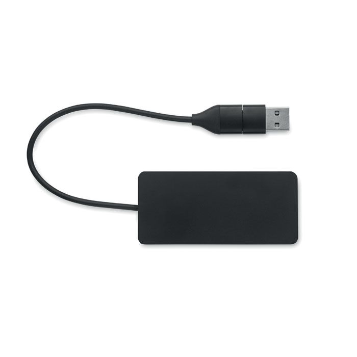  Hub USB 3 ports avec câble 20cm