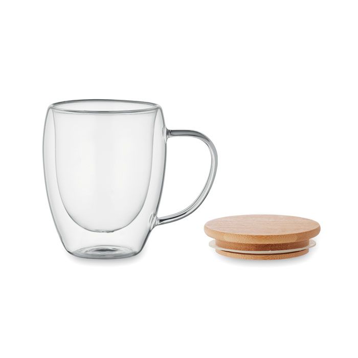  Mug en verre double paroi 300ml