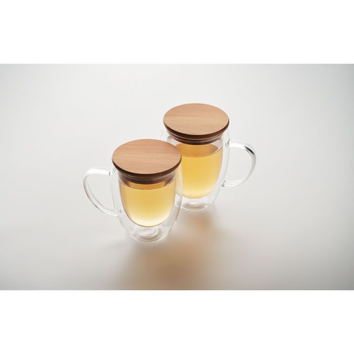  Mug en verre double paroi 300ml