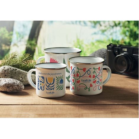  Mug en émail pour sublimation