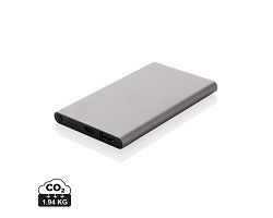 Powerbank 4000mAh en plastique recyclé/aluminium RCS