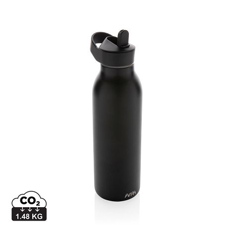  Bouteille d'eau 500ml fliptop en acier RCS Avira Ara