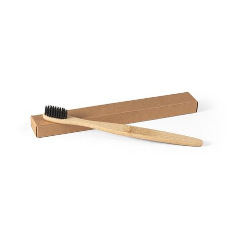  Brosse à dents avec corps en bambou et dents en nylon