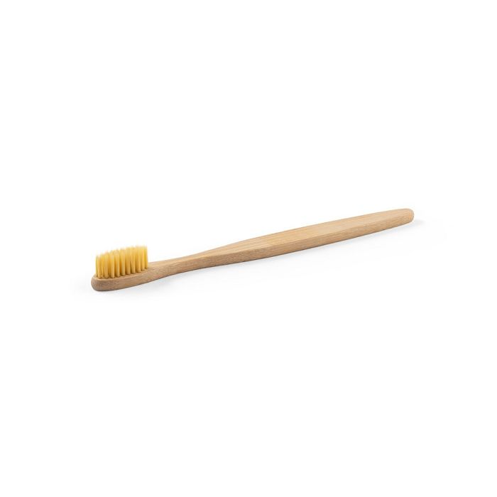  Brosse à dents avec corps en bambou et dents en nylon