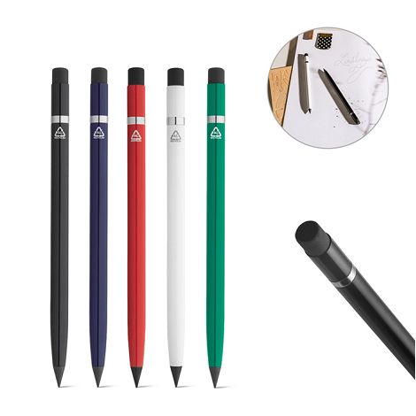  Stylo sans encre avec corps en aluminium 100% recyclé