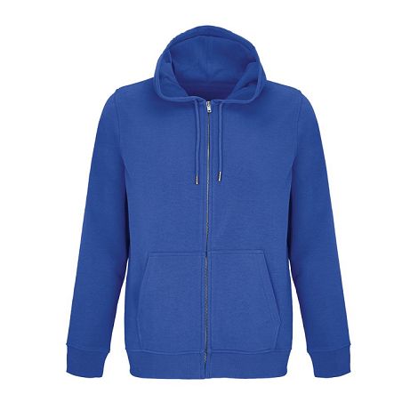  VESTE ZIPPÉE UNISEXE À CAPUCHE