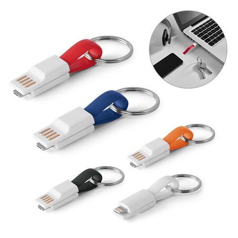  Cable USB avec connecteur 2 en 1en ABS et PVC