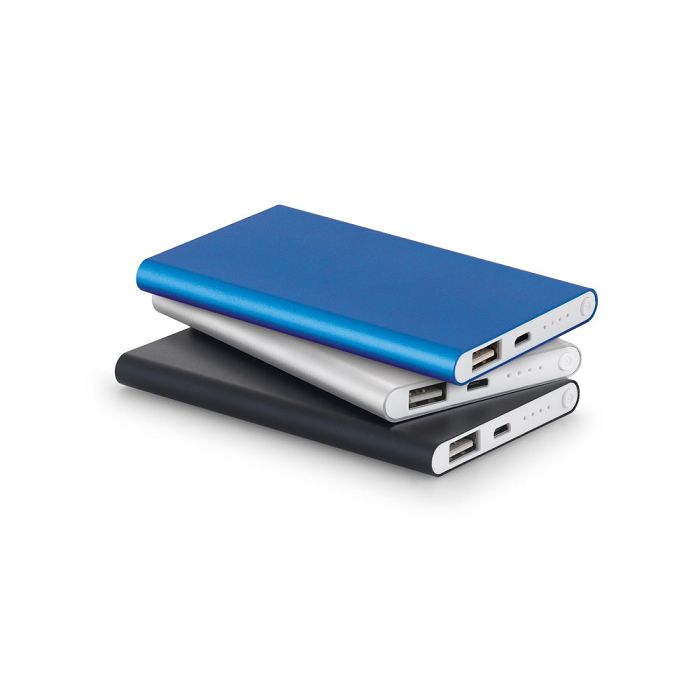  Batterie portable en aluminium avec capacité de 4000mAh