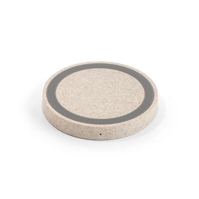  Chargeur sans fil en ABS et fibre de paille de blé