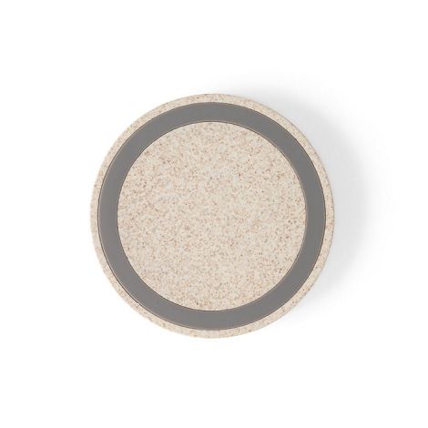  Chargeur sans fil en ABS et fibre de paille de blé