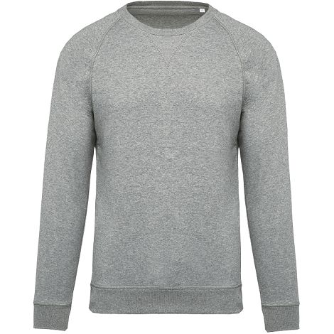  Sweat-shirt Bio col rond manches raglan homme