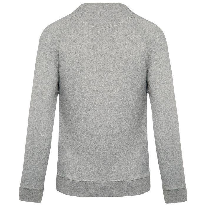  Sweat-shirt Bio col rond manches raglan homme