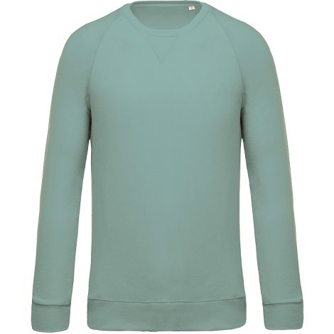  Sweat-shirt Bio col rond manches raglan homme