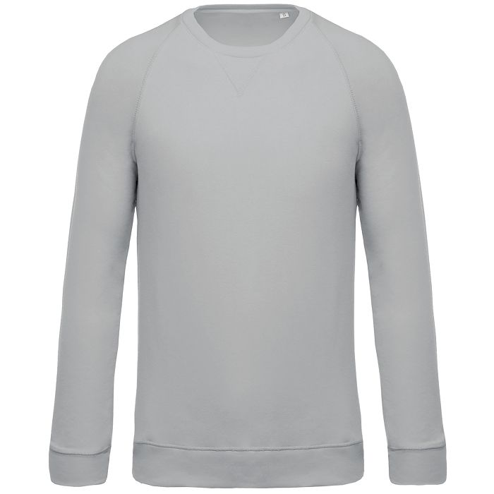  Sweat-shirt Bio col rond manches raglan homme