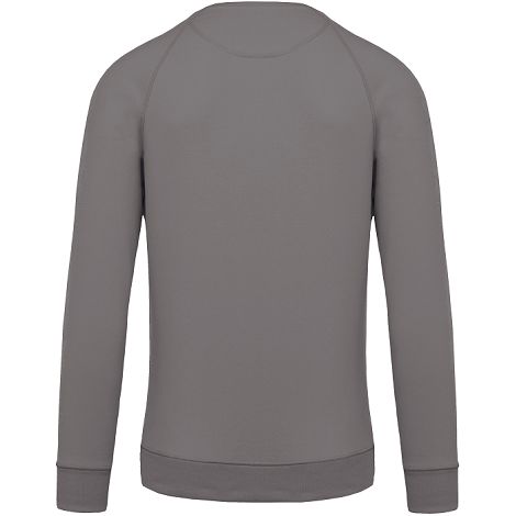  Sweat-shirt Bio col rond manches raglan homme