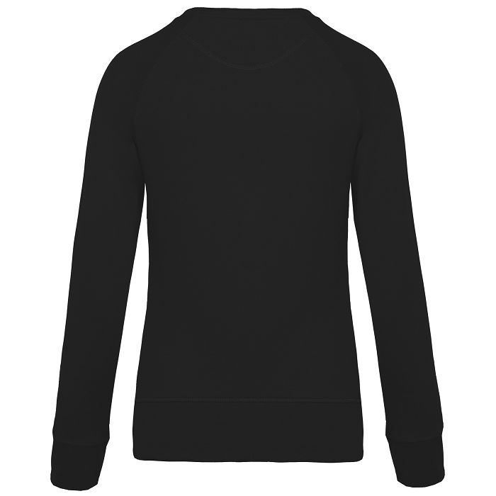  Sweat-shirt Bio col rond manches raglan femme