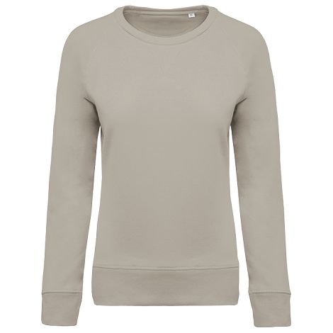  Sweat-shirt Bio col rond manches raglan femme