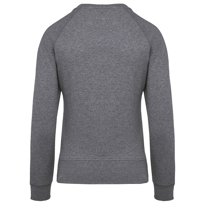  Sweat-shirt Bio col rond manches raglan femme