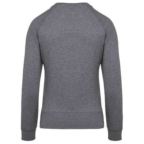  Sweat-shirt Bio col rond manches raglan femme