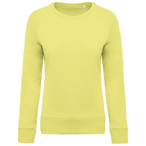  Sweat-shirt Bio col rond manches raglan femme