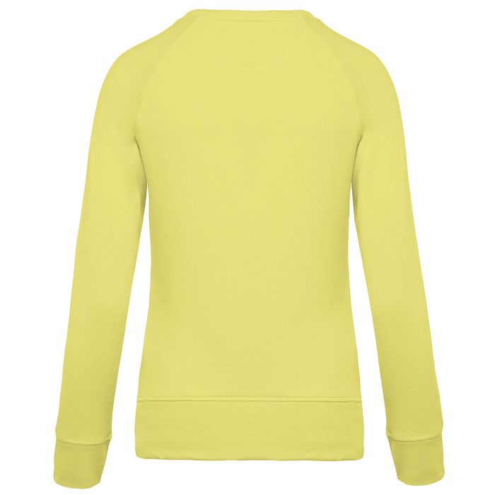  Sweat-shirt Bio col rond manches raglan femme