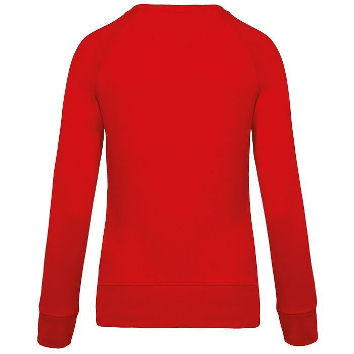  Sweat-shirt Bio col rond manches raglan femme