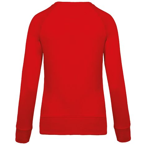  Sweat-shirt Bio col rond manches raglan femme