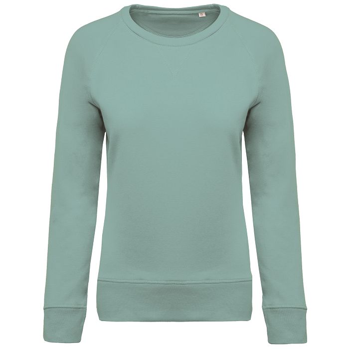  Sweat-shirt Bio col rond manches raglan femme