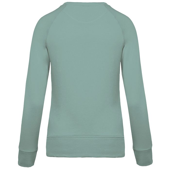  Sweat-shirt Bio col rond manches raglan femme