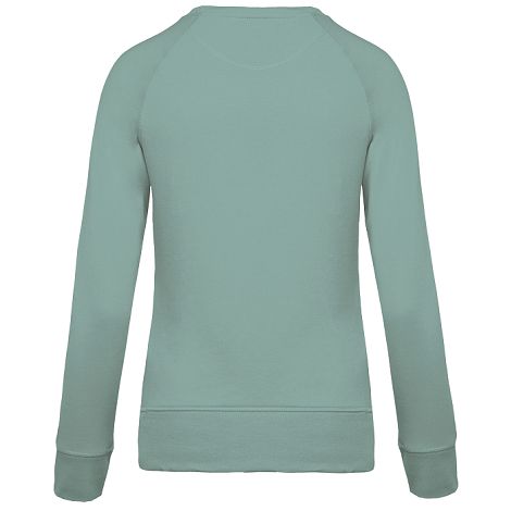  Sweat-shirt Bio col rond manches raglan femme