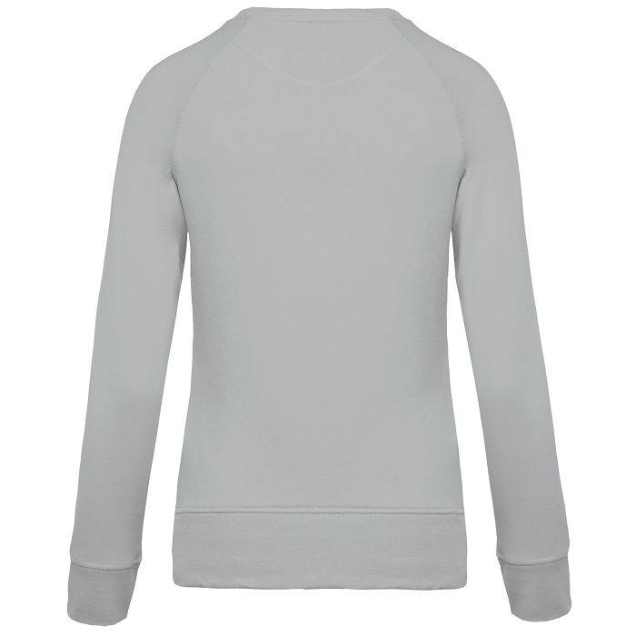  Sweat-shirt Bio col rond manches raglan femme