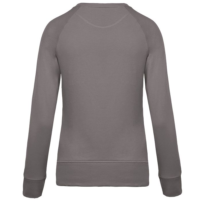  Sweat-shirt Bio col rond manches raglan femme