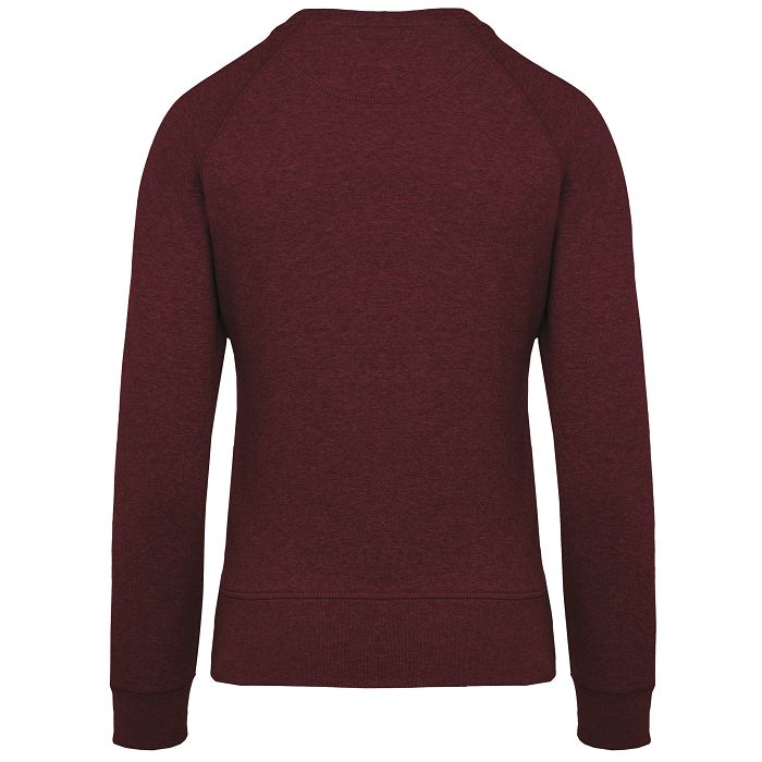  Sweat-shirt Bio col rond manches raglan femme