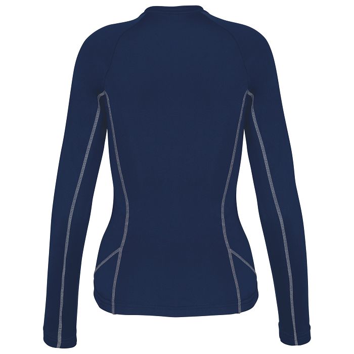  Haut de sport manches longues ¼ zip femme