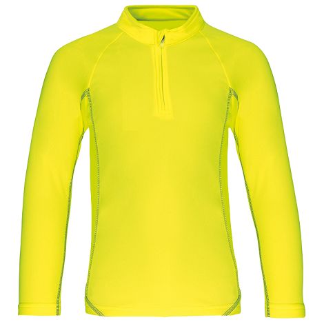  Haut de sport manches longues ¼ zip enfant