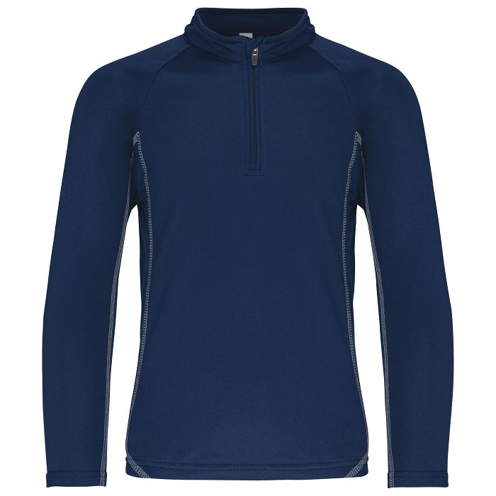  Haut de sport manches longues ¼ zip enfant