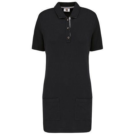  Polo long manches courtes femme