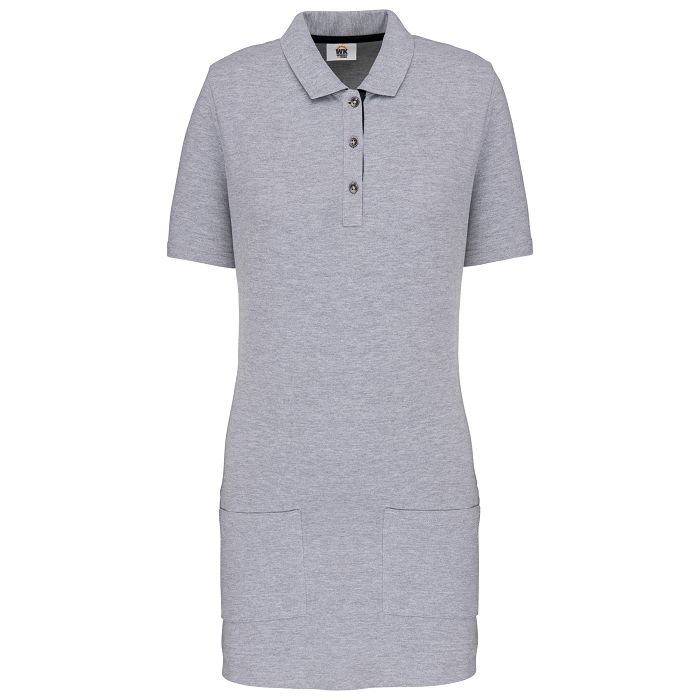  Polo long manches courtes femme