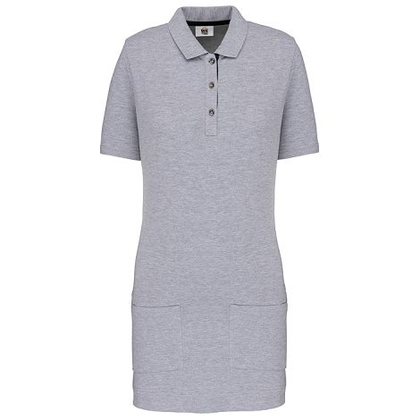  Polo long manches courtes femme