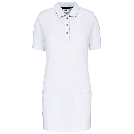  Polo long manches courtes femme