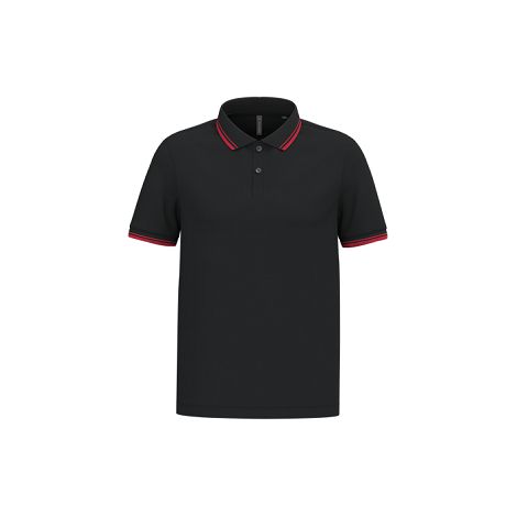 Polo homme manches courtes à rayures