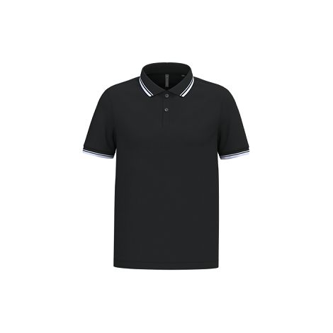 Polo homme manches courtes à rayures