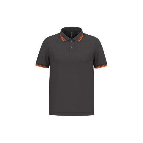 Polo homme manches courtes à rayures