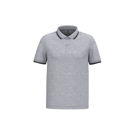 Polo homme manches courtes à rayures